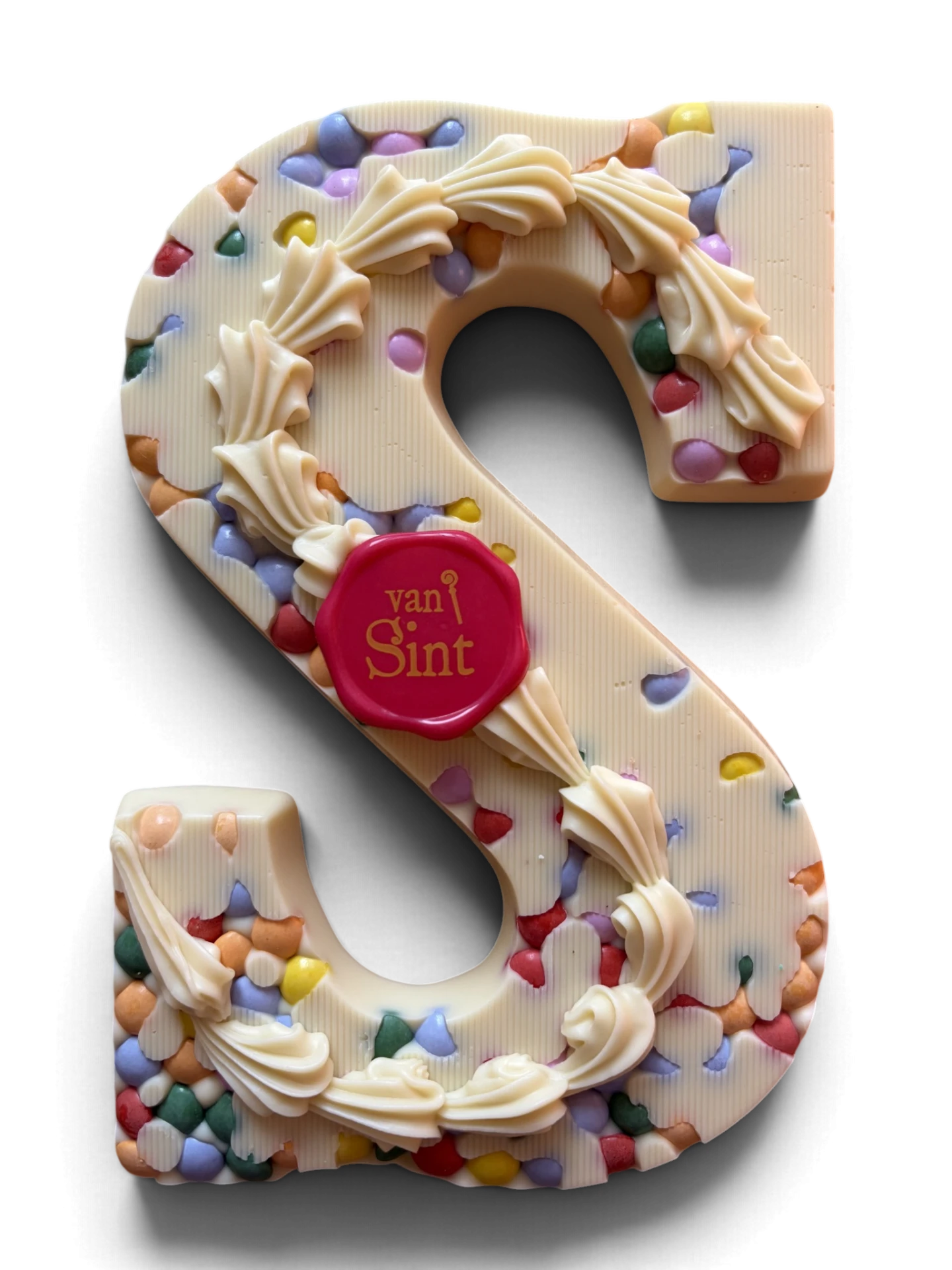 Chocoladeletter S · Confetti feest